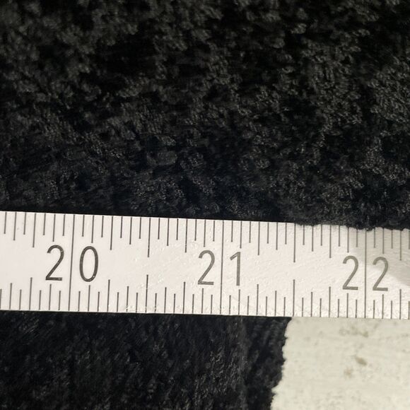 Jones New York Sport Zip Sweater Faux Fur Collar Pockets Cozy Warm Winter Sz M - Picture 9 of 10